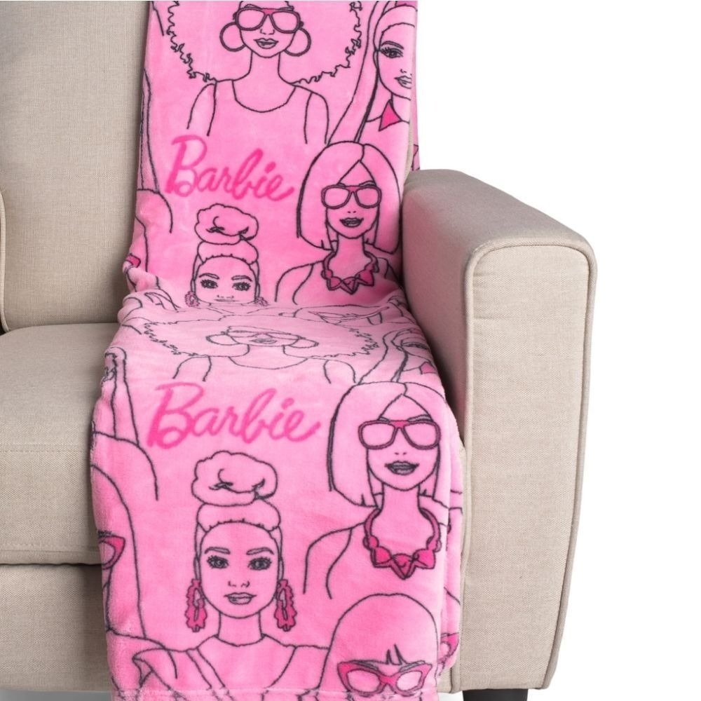 Barbie Can Be Barbie Throw Blanket